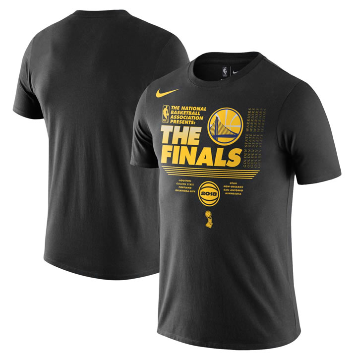 Golden State Warriors Nike 2018 NBA Finals Bound Trophy Cotton Performance T-Shirt Black,We sell and wholesale Golden State Warriors Nike 2018 NBA Finals Bound Trophy Cotton Performance T-Shirt Black on line form chian!
